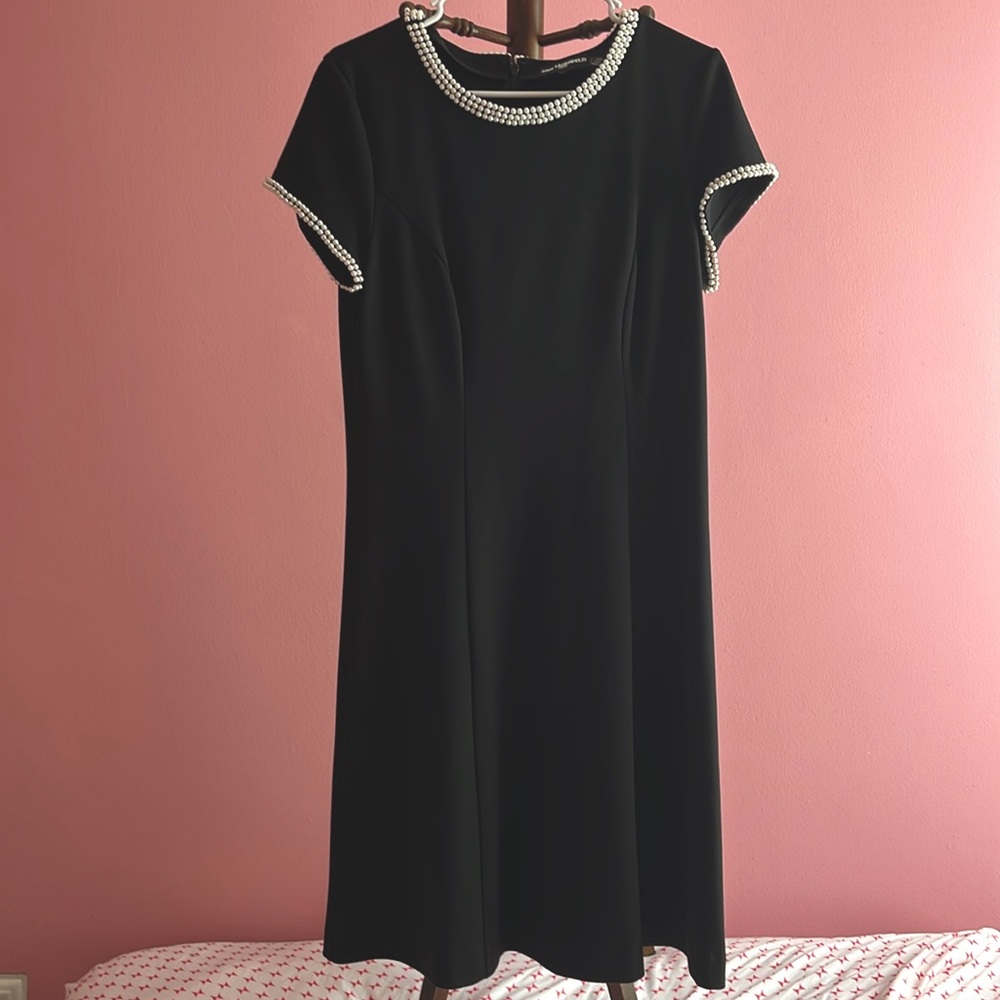 Karl Lagerfeld Pearl Black Dress!